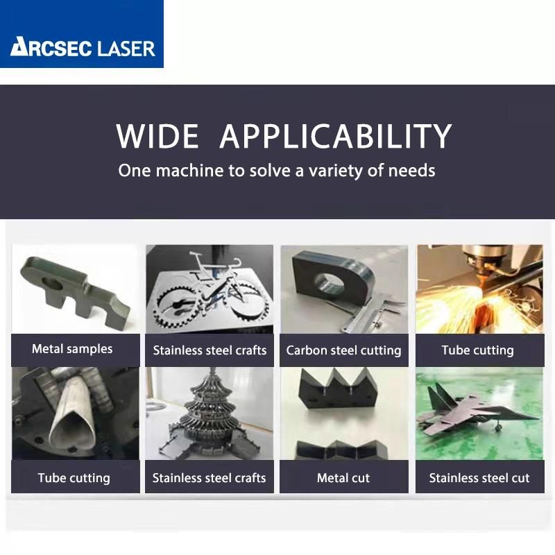 High Precision 1000W 3kw 4kw 6kw 8kw 15000W CNC Metal Plate and Pipe Tube Enclosed Exchange Platform Fiber Laser Cutting Machine Chuck Large Diameter