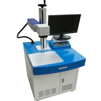 Metal Plastic Leather Paper 20W Fiber Laser Marking Machine