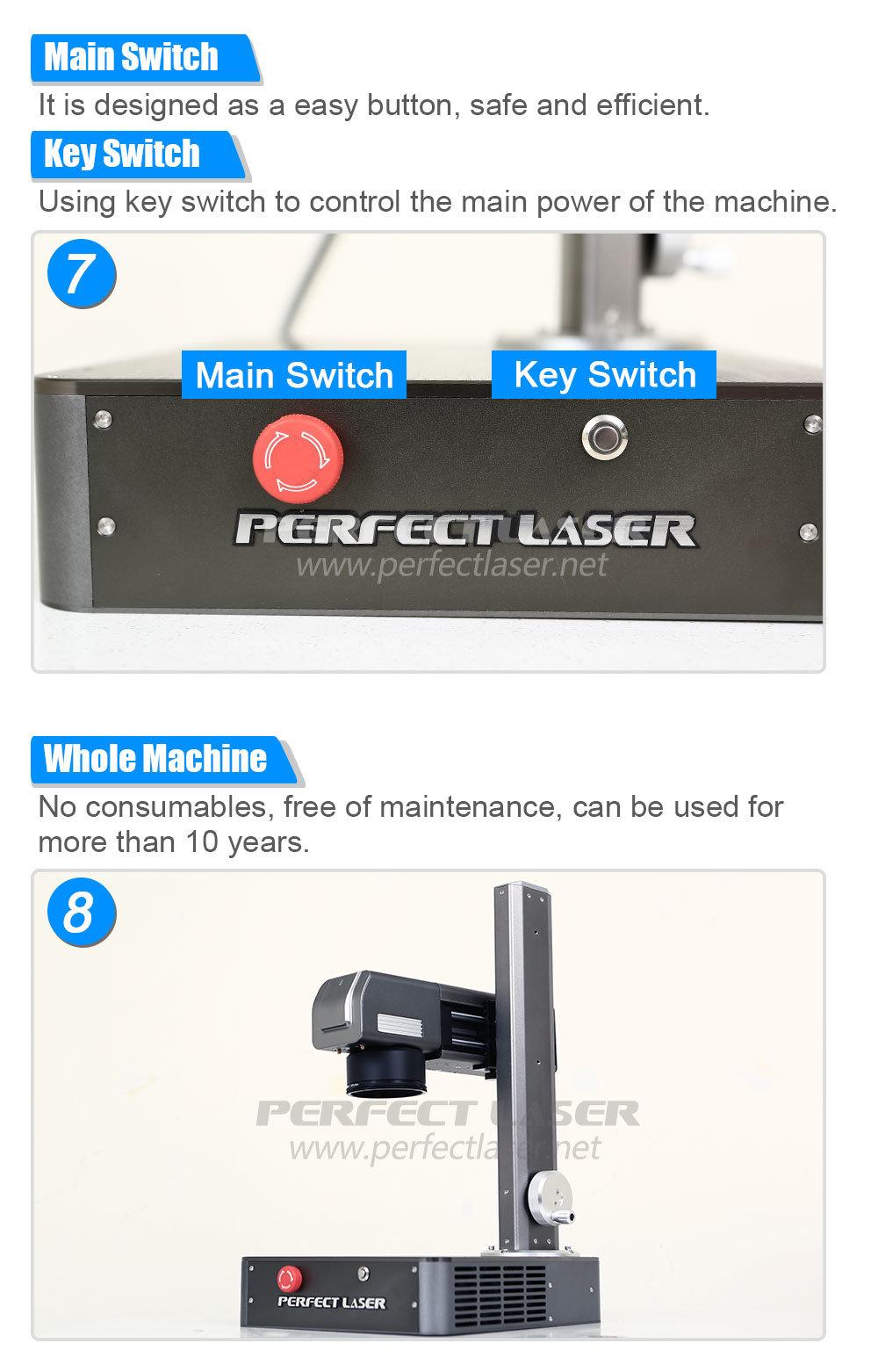 20 W/30W/50W Mini Laser Maker, Engraver Machine for Metal and Plastic