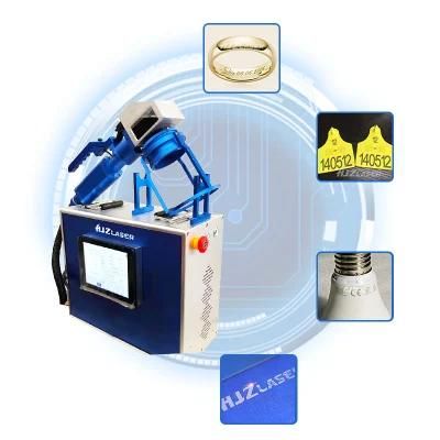 Mini Fiber UV CO2 Laser Marking Machine with LCD Screen Control System