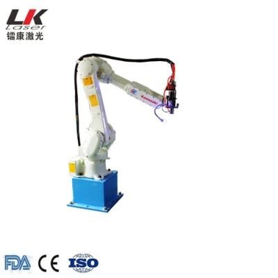 Metal Sheet Automatic 1000W Optical Fiber Laser Welder 360 Degree Rotation Welding Equipment