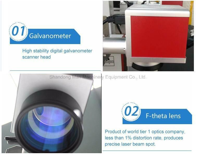 Portable Mini Fiber Laser Wire Marking Machine for Metal