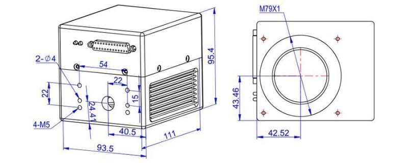 High Speed Laser Precision Laser Marking Welding Scanning CO2 10mm 10.6um Galvanometer