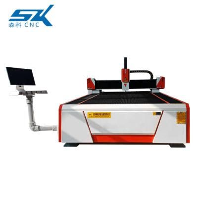 Senke CNC High-Level Configuration 2021 Hot Sale Aluminum Metal Sheet Fiber Laser Metal Cutting Machines