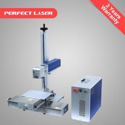 20W/30W Auto Moving Table Fiber Laser Coding Machine for Metal&Plastic