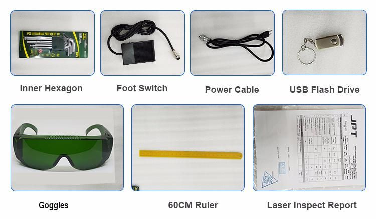 3D Dynamic Focus Jpt 30W 50W 60W 100W Mopa Fiber Laser Marking Engraving Cutting Machine for Metal Mould/Relief/Curved Surface/Jewelry