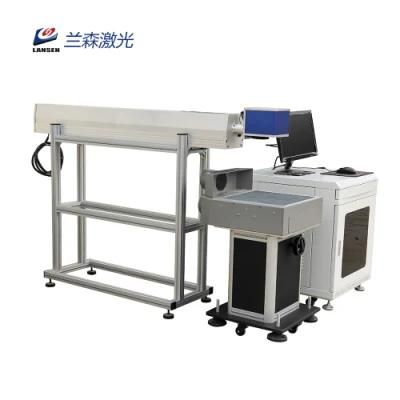 90W Galvo Scanner Reci Glass Tube Laser Leather Cutting Machine for Leather Shoe Pattern Cutting