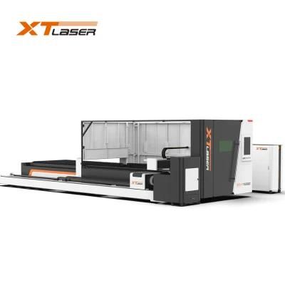 3000W CNC Metal Steel Sheet Pipes Fiber Laser Cutting Machine