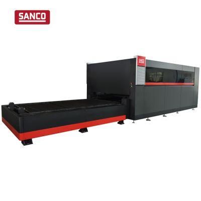 Whole Cover High Precision Fiber Laser Cutter Steel Plate Fiber Laser Cutting Machine