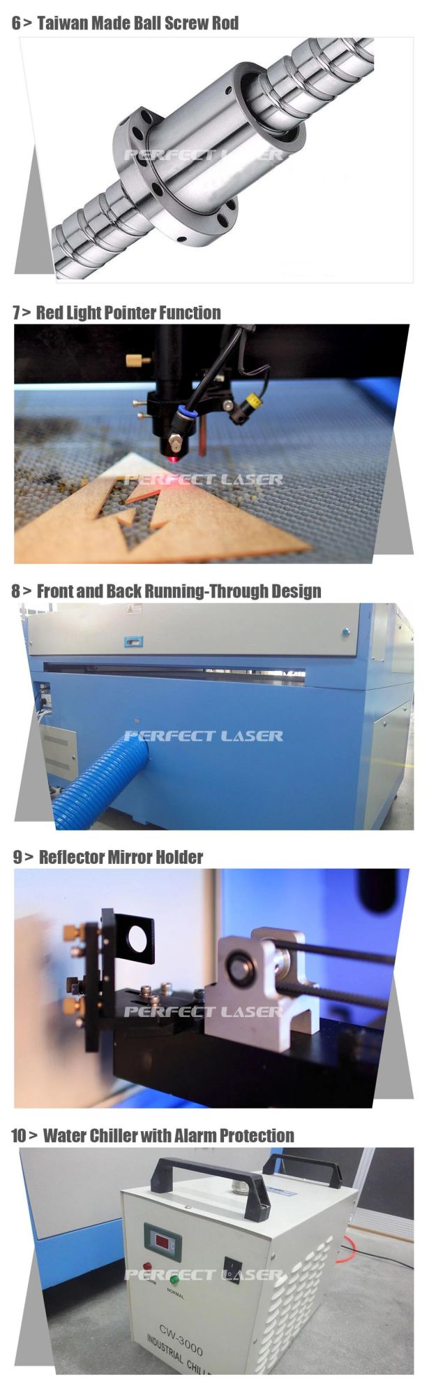 CO2 Laser Engraving Cutting Machine for Wood Acrylic Plastics