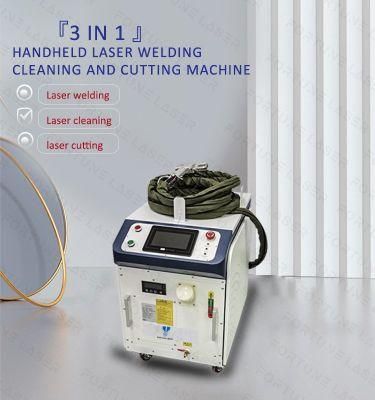 3 in 1 Portable laser Welder Handheld Machine Price Metal Fiber Laser Welding Cutting Cleaning Machine 1000W 1500W 2000W