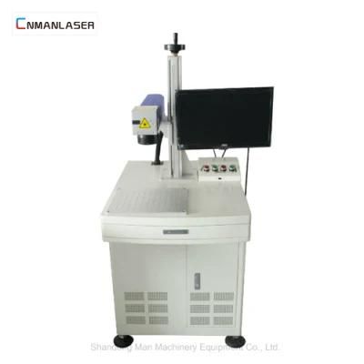 Table Top Laser Marking Machine with 600mm Manual Lift Column