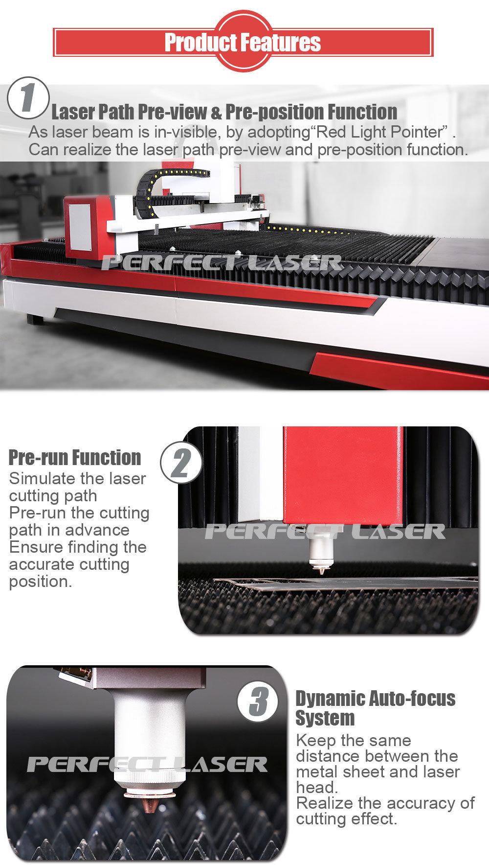 Fast Speed and Lowcost 1000W 2000W Fiber Metal Laser Cutting Machine