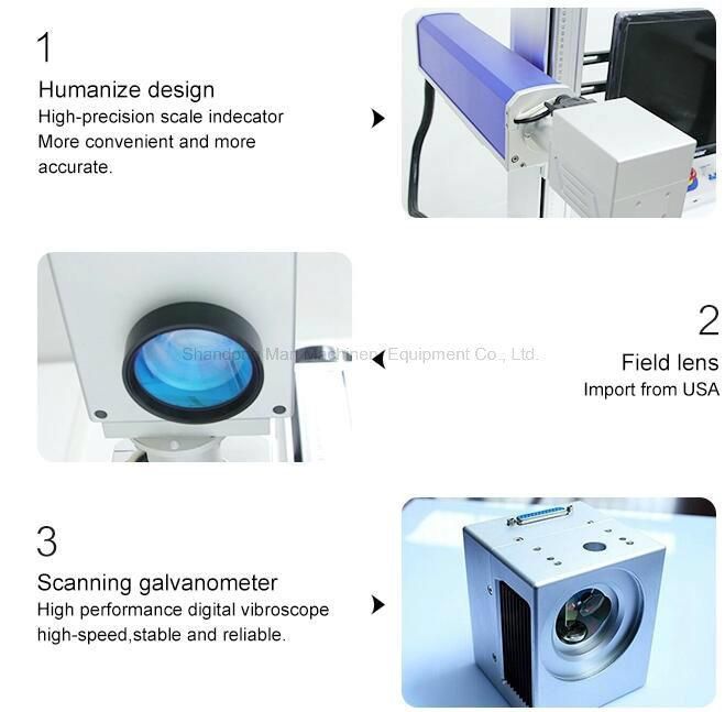 Lower Price USB Interface Ezcad Software Cabinet Laser Marking Machine