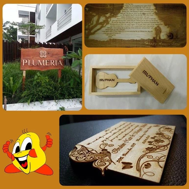 80W CNC CO2 Laser Cutting and Engraving Machine 20"*28" Honeycomb Table for Plywood