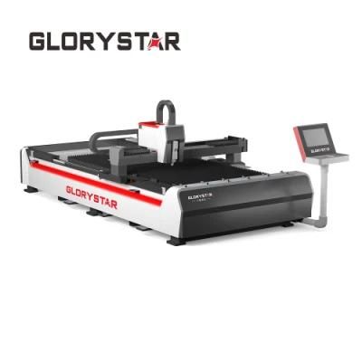 Packaged by Plywood Glorystar Metal Sheet Fiber Laser Cutting Machine