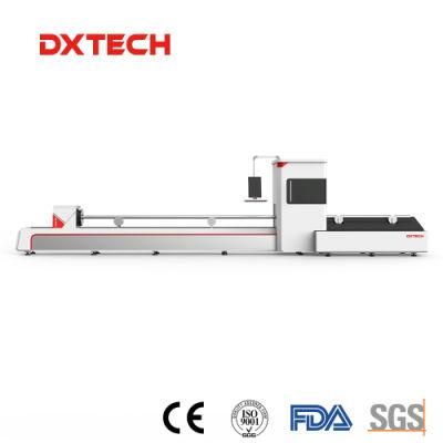 Jinan Hot Sale Fully Automatically Popular Tube CNC Fiber Metal Laser Cutting Machine 1000W with CE