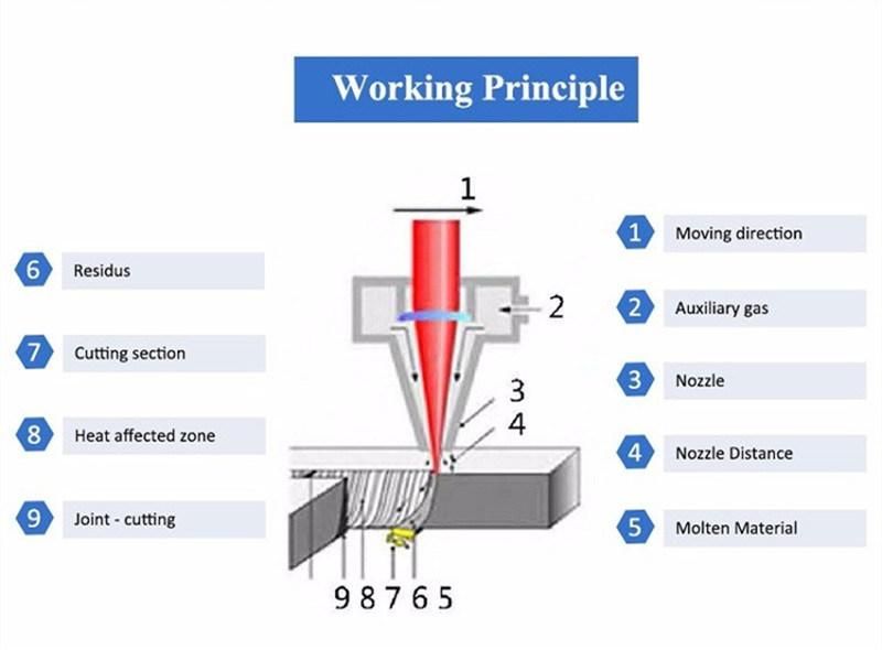 Industry CNC Fiber Laser Cutting Machine for Sheet Metal Cutting with Full Enclosde Cabinet and Exchange Tables