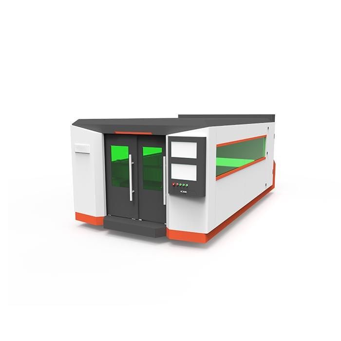 Full Cover 3-6kw Metal Cutting Machine 1500*3000 Fiber Laser Cutting Machine