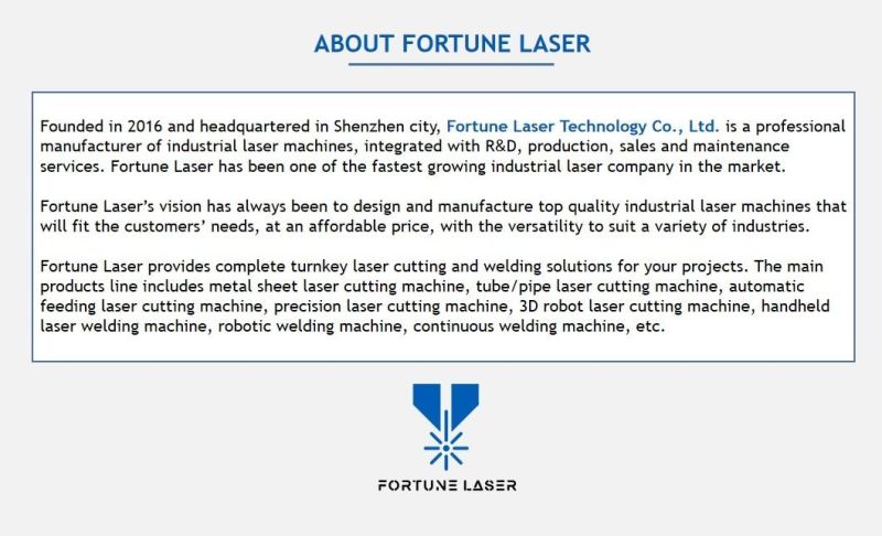 Fortune Laser 3 in 1 Metal Laser Cutting Cleaning Handheld Fiber Laser Welding Machine