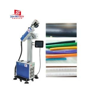 Laser Coder Batch Number Qr Code Printing Marking Machine for HDPE PVC Pipe