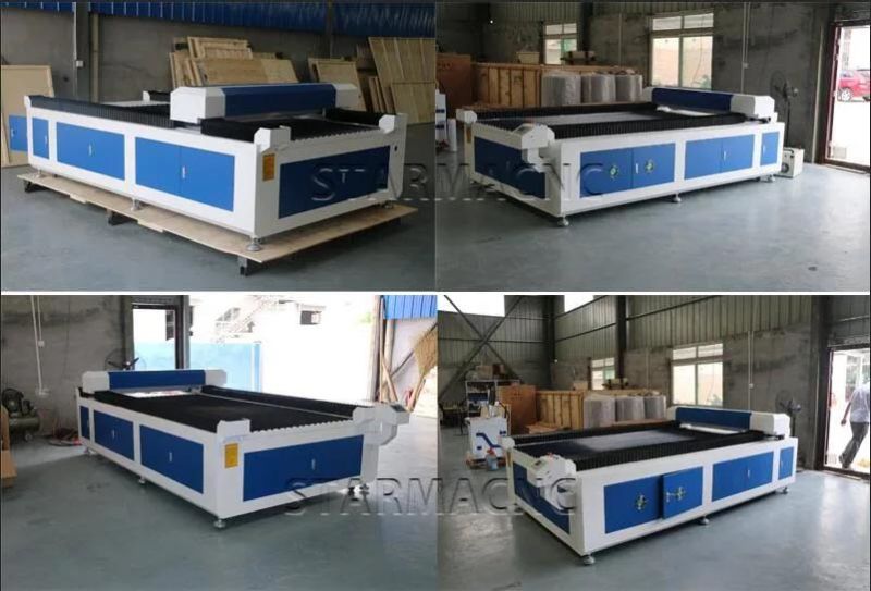 China 180W 220W 300W 500W for Wood Acrylic Steel Hybrid CO2 Laser Cutter Cutting Machine