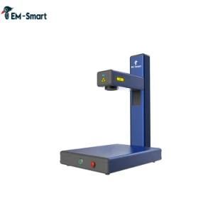 Best Price Em-Smart 20W Raycus Portable Fiber Laser Marking Engraving Machine Manufacturer
