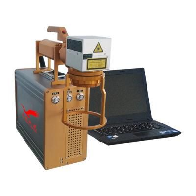 Handheld 20W 30W Fiber Laser Marking Machine for Metal and Nonmetal Material