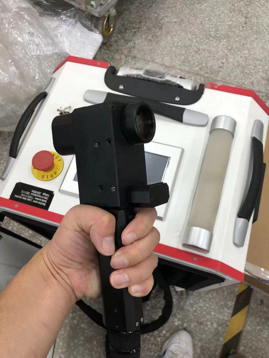New Design Laser Cleaning Systsem 50W 100W 200W Portable Pulse Laser Cleaner for Sale in Colombia Costa Rica Czech