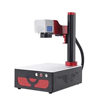 20W Fiber Laser Desktop Marking Engraving Machine for Logo Marking on Metal Plates