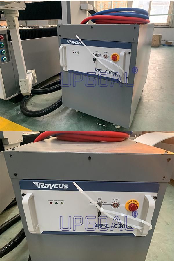 High Speed 3000W Metal Fiber Laser Cutting Machine for Ss CS Aluminum Brass