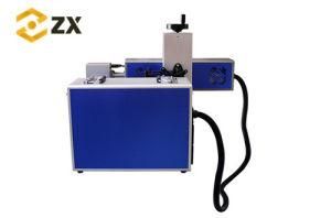 20W Portable Fiber CO2 Laser Marking Engraving Machine for Metal/Plastic/Robber/PVC with CE FDA Roch ISO New Design