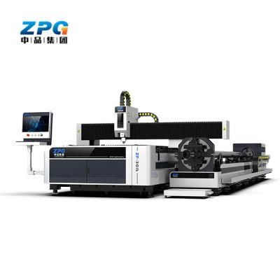 Zpg-3015et Size CNC Metal Stainless Steel Carbon Aluminum Sheet Pipes Tubes Fiber Laser Cutting Machine