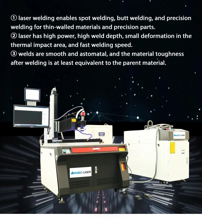 Automatic CNC Welder Equipment Fiber Continuous Laser Welding Machine 1500W