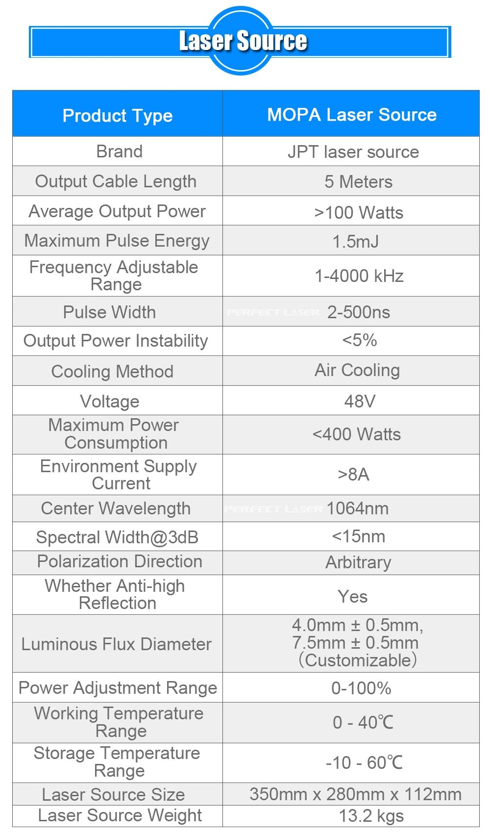 PE-100j 100 Watts Portable Laser Metal Rust Removal Cleaning Machine