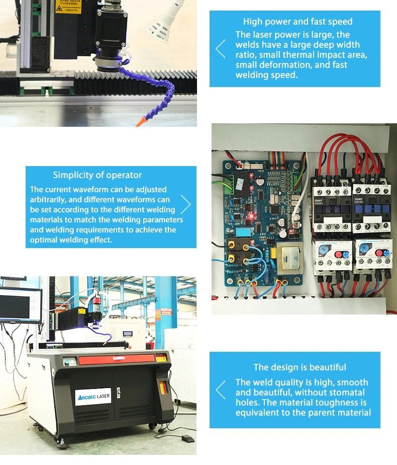 Fiber Continuous Laser Welding Machine for Steel Aluminium Brass Stainless Steel Metal Sheet