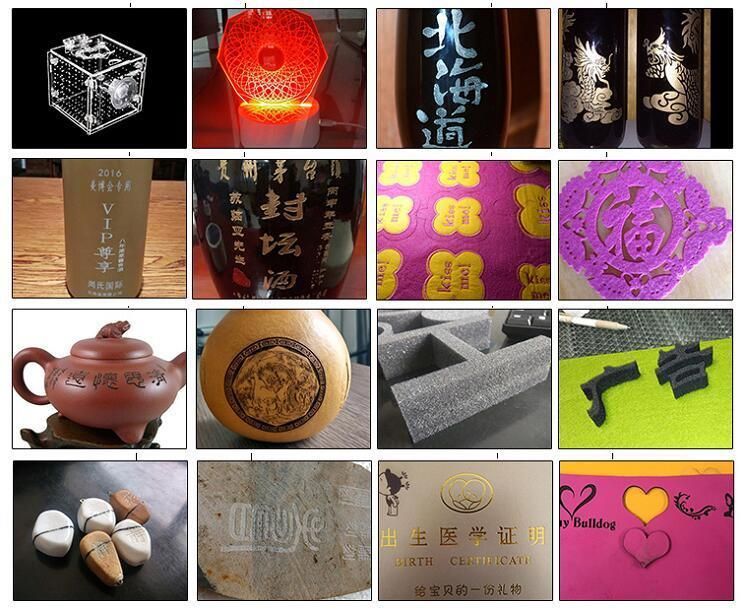 Ceramic Tile Acrylic Paper Wool Felt Laser Cutting Machine