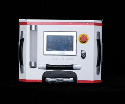 Laser Rust Removal Machine 50W 100W 200W Portable Pulse Laser Cleaning Machine Sale in Albania Armenia Azerbaijan
