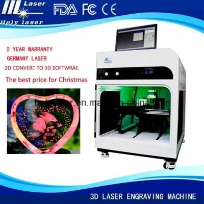 3D Crystal Laser Inside Engraving Machine