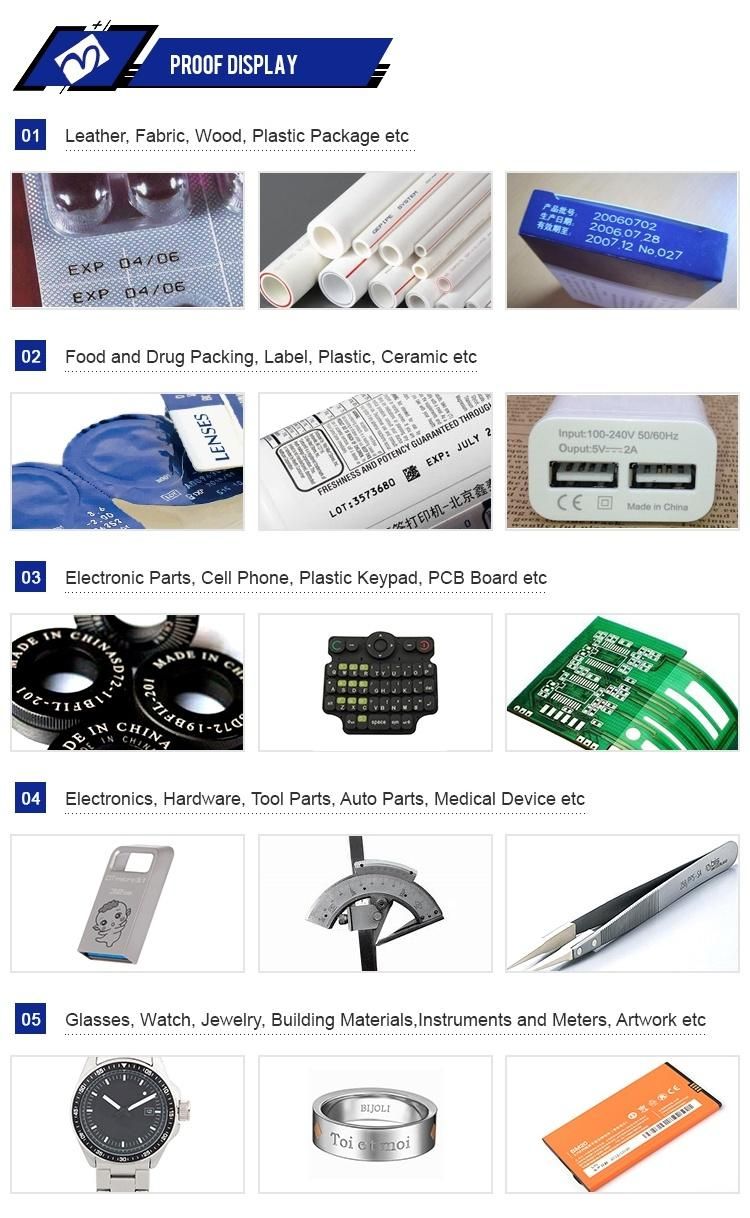 Flying Fiber Laser Marker Machine for Pipe Mini Laser Marker 50W Optic Fiber Laser Printer