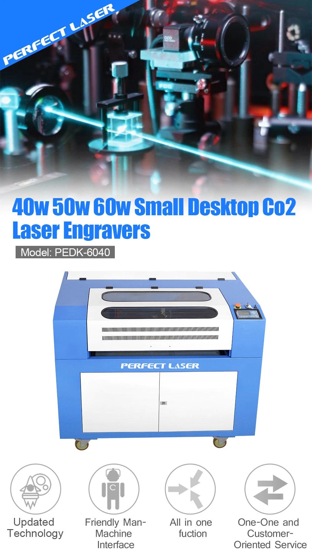 Pedk-6040 Wood Gift Craft CO2 Laser Engraving and Cutting Machine