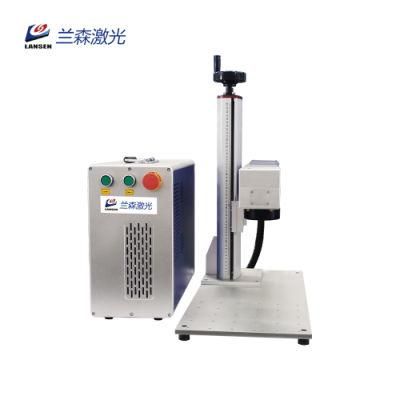 Bar Code Qr Fiber Laser Marking Machine on Metal Nonmetal