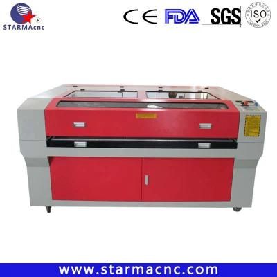 1610 Double Heads 120W CO2 CNC CCD Camera Scanning Laser Cutting Machine