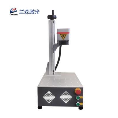 Combined Mini Fiber Laser Marker Small Size Flexible Moving Marking Equipment