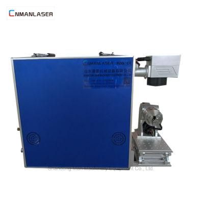 Metal Portable Mini Laser Marking Machine Price with Rotary Devices