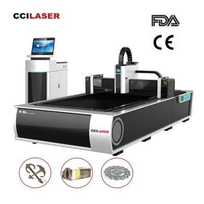 Raycus Ipg 500W 750W 1000W 1500W 2200W CNC Metal Fiber Laser Cutting Machine