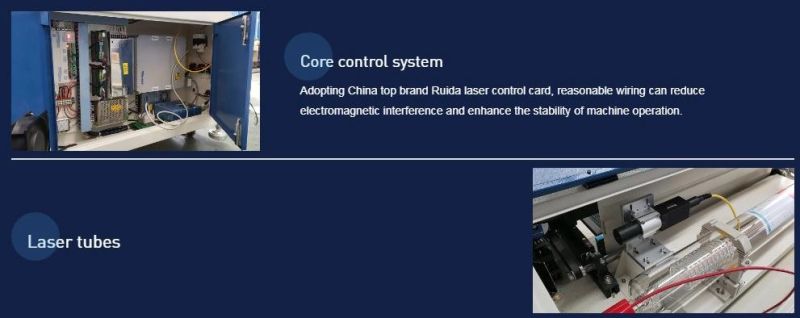 Combined Fiber and CO2 Laser Engraving Machine for Metal and Nonmetal