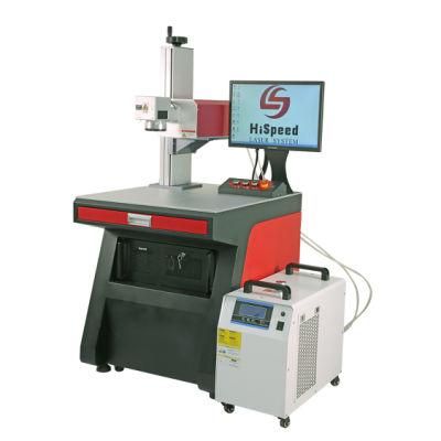 2020 UV Fly Laser Marking Machine for Wafer Circuit Boards Marking UV 3D Glass