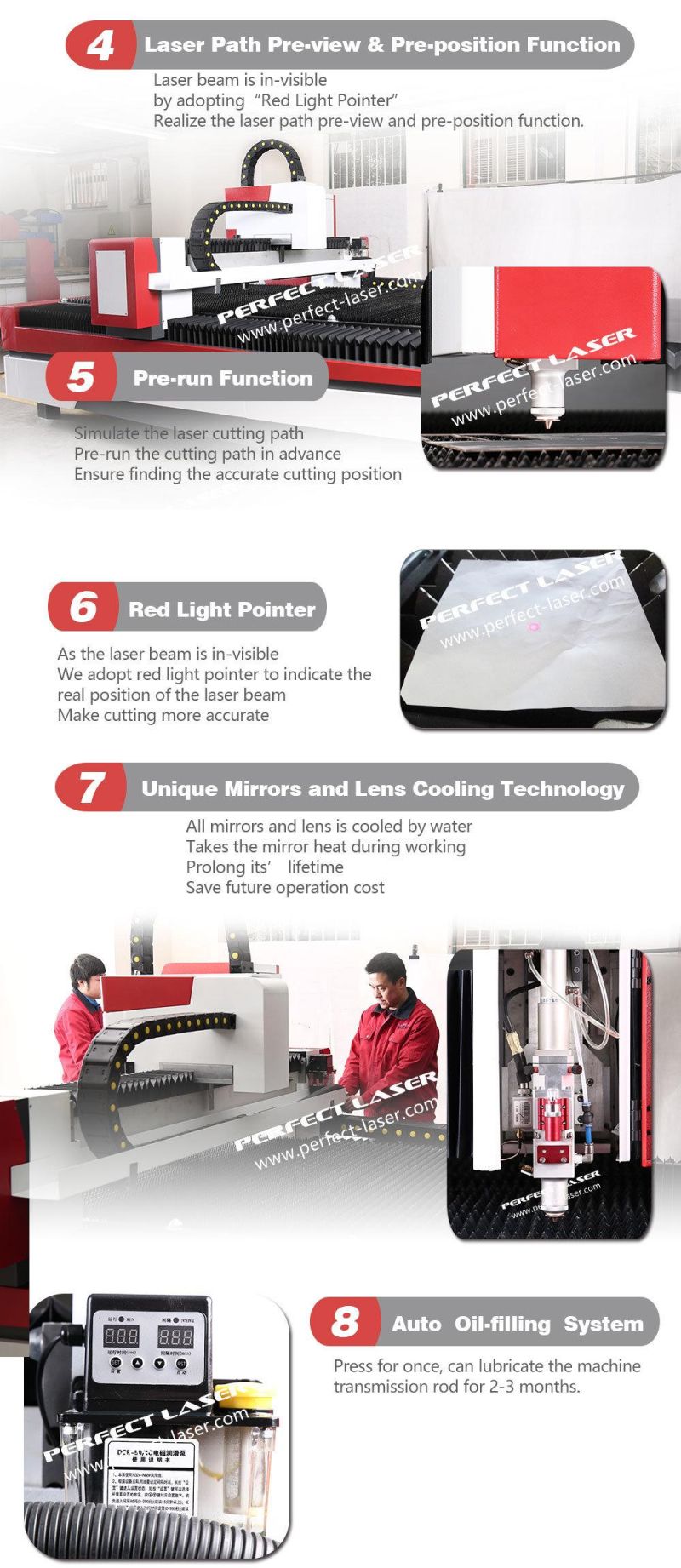 300W 500W 1000W High Precision Steel Fiber Laser Metal Cutting Machine