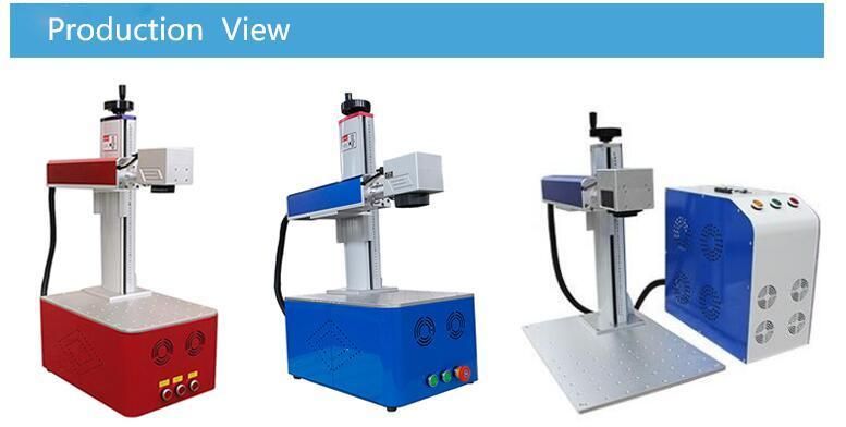 Aluminum Metal Fiber Laser Marking Engraving Machine 20W 30W